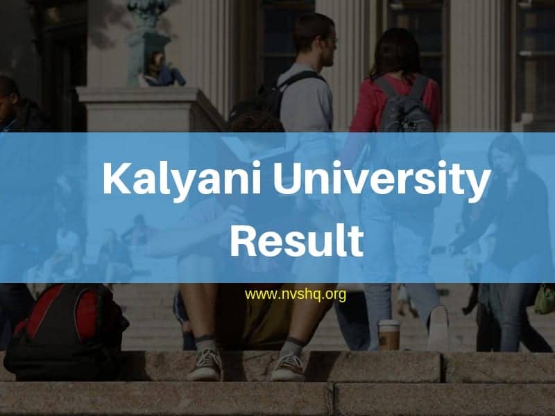 Kalyani University Result