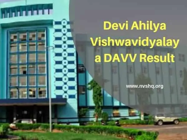 Devi Ahilya Vishwavidyalaya DAVV Result