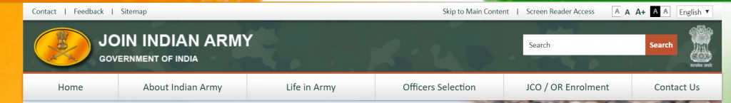 Indian-army-website