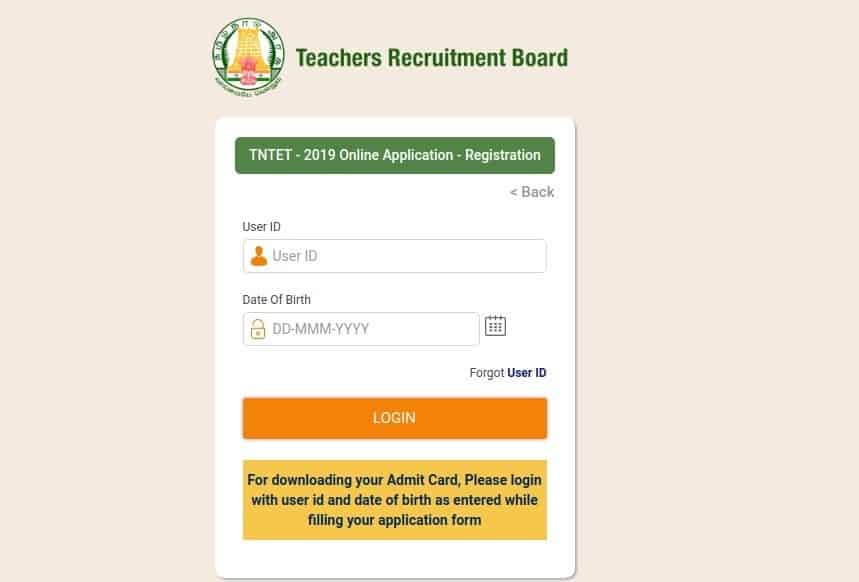 TNTRB-TET-Admit-Card-Website