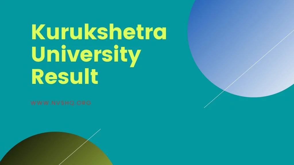 Kurukshetra University Result 2019-2020