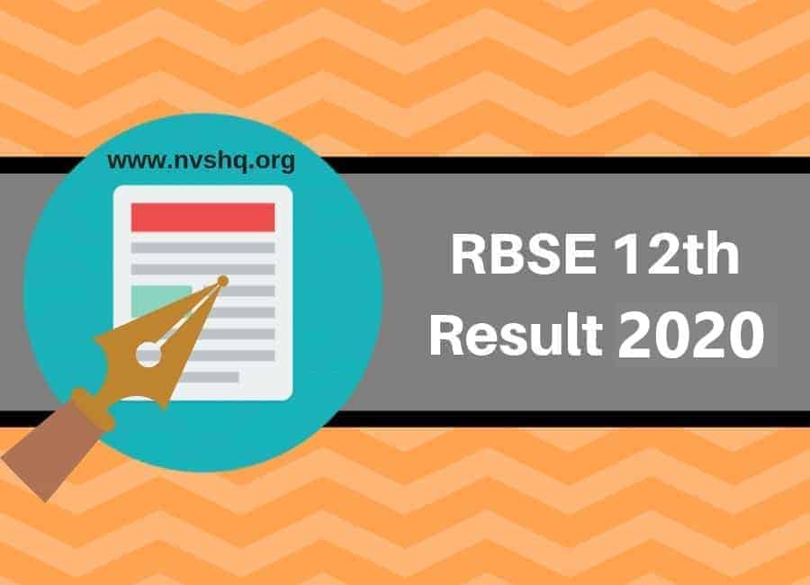 RBSE 12th Supplementary Result 2023; 12th Class Compartmental