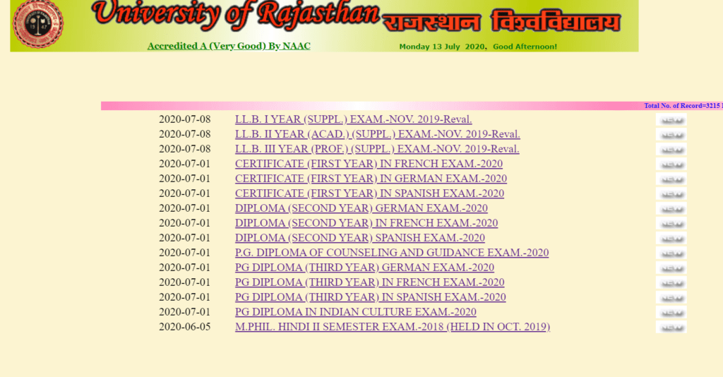 rajasthan-university-result-2020