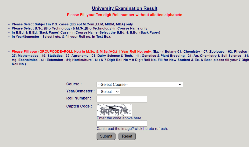 CCS University Result 2023 OUT Download BA 3rd year result