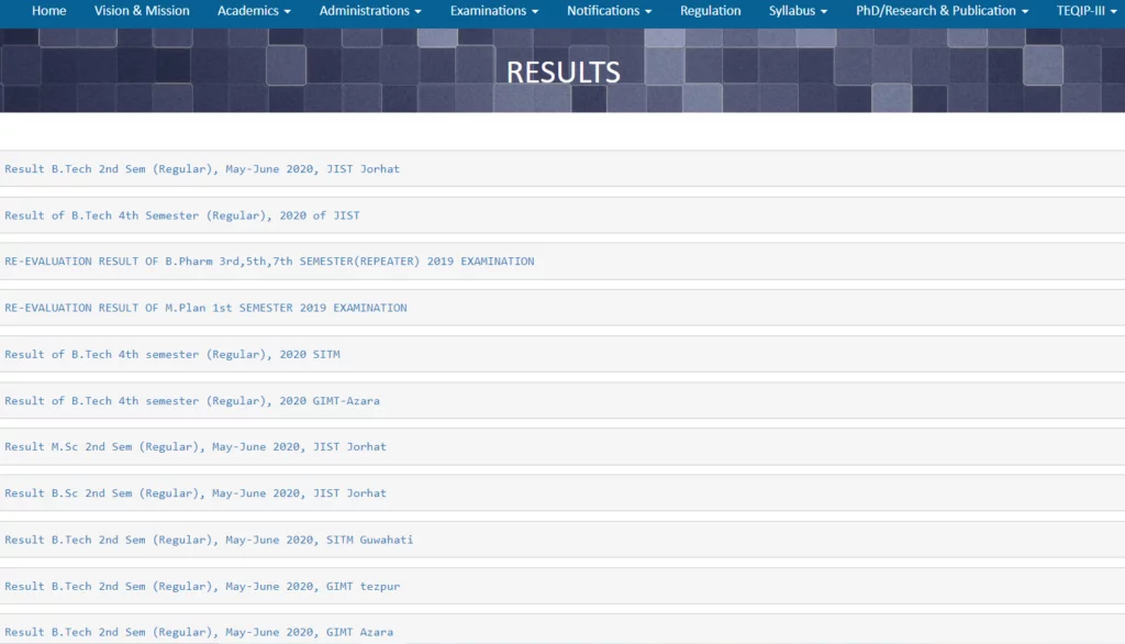 ASTU-Hall-ticket-2020-result-link