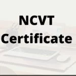 NCVT-Certificate