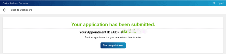 Aadhaar-appointment-id