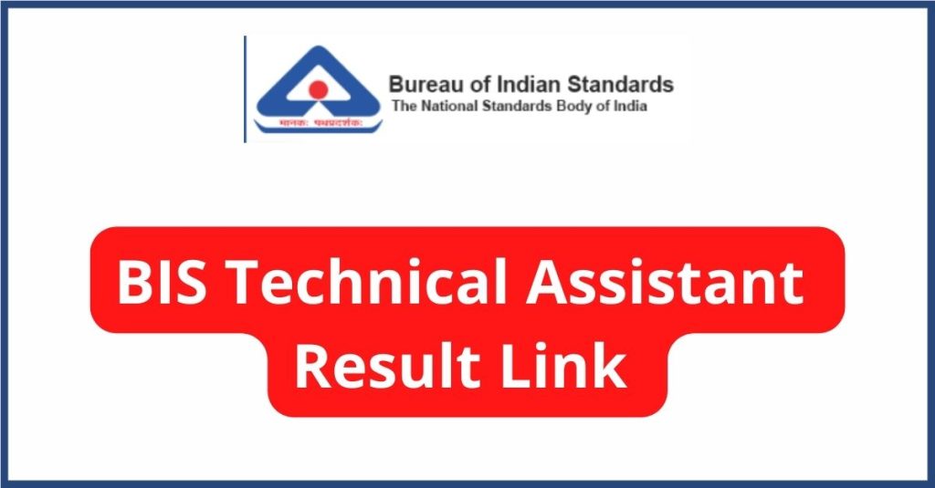 BIS Technical Assistant Result