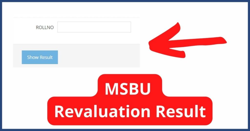 MSBU Revaluation Result