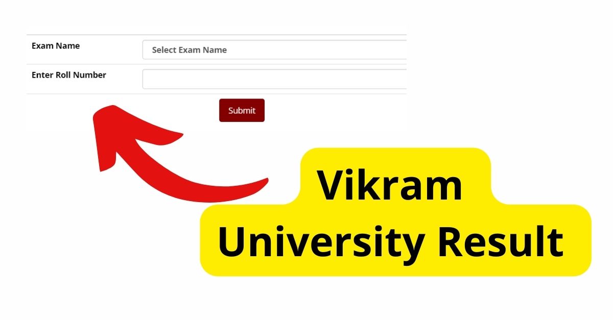 Vikram University Result 2022 BA B.Sc B.Com 2nd 4th 6th Sem