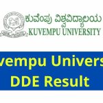 Kuvempu University DDE Result