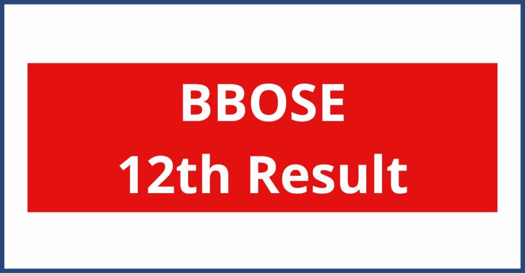 BBOSE 12th Result