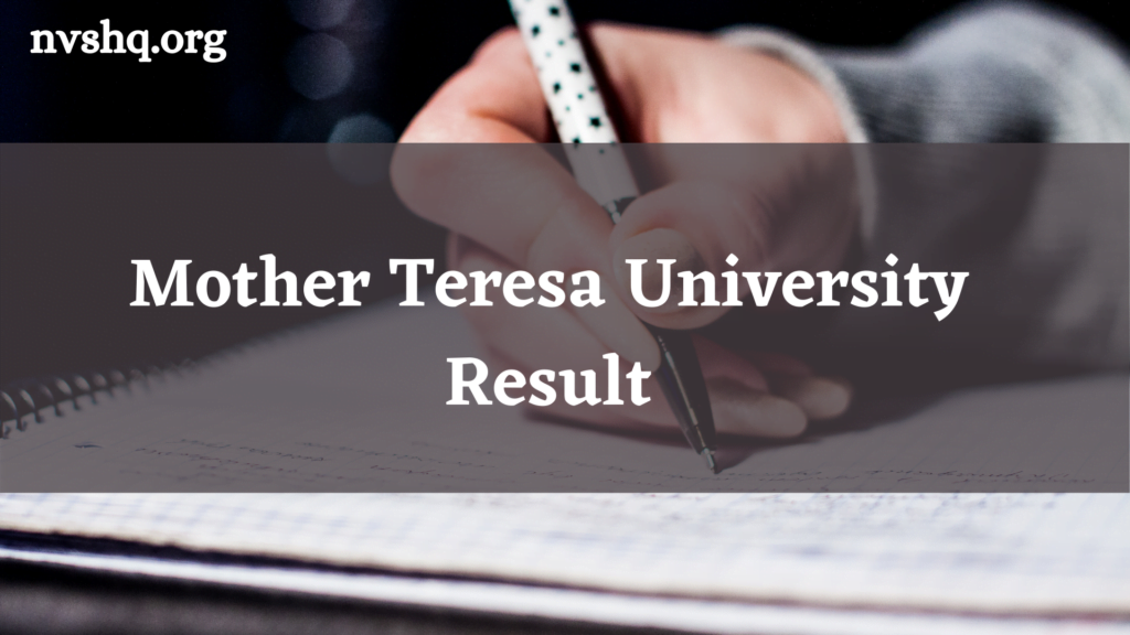 mother-teresa-university-result