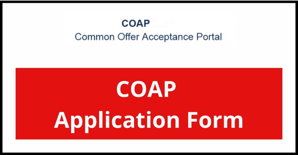 COAP Application Form
