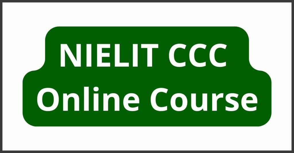 NIELIT CCC Online Course