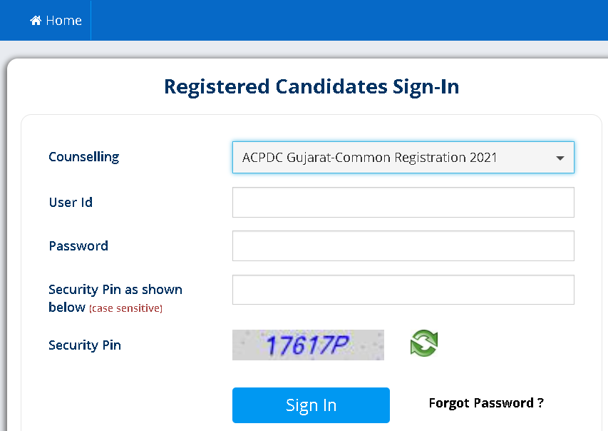Gujarat ACPDC final merit list download process 2021