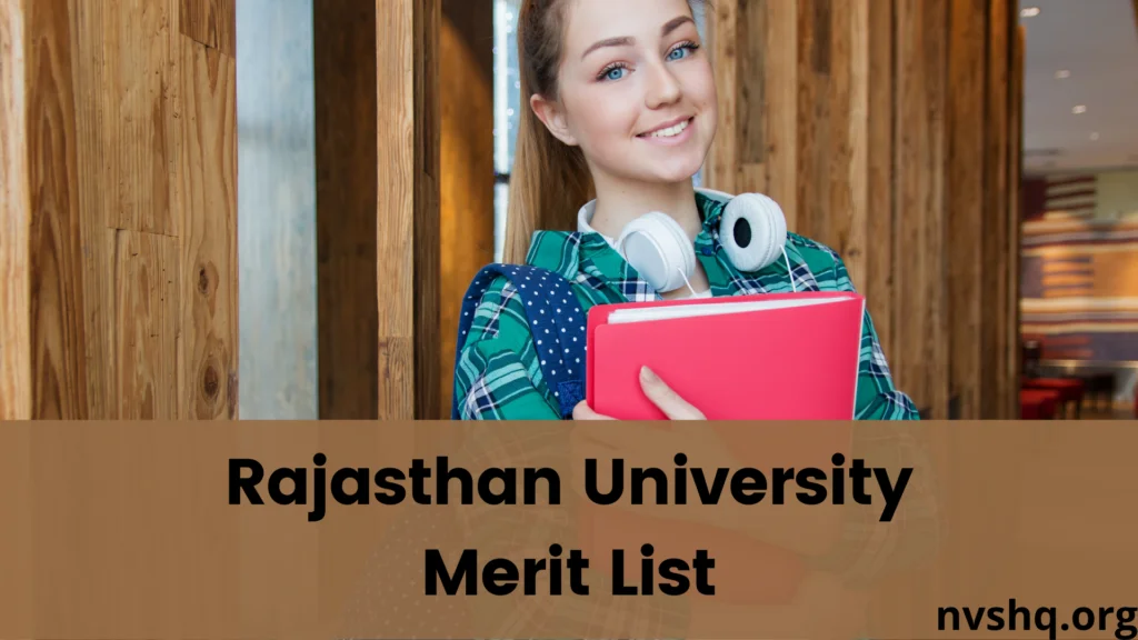 Rajasthan University Merit List