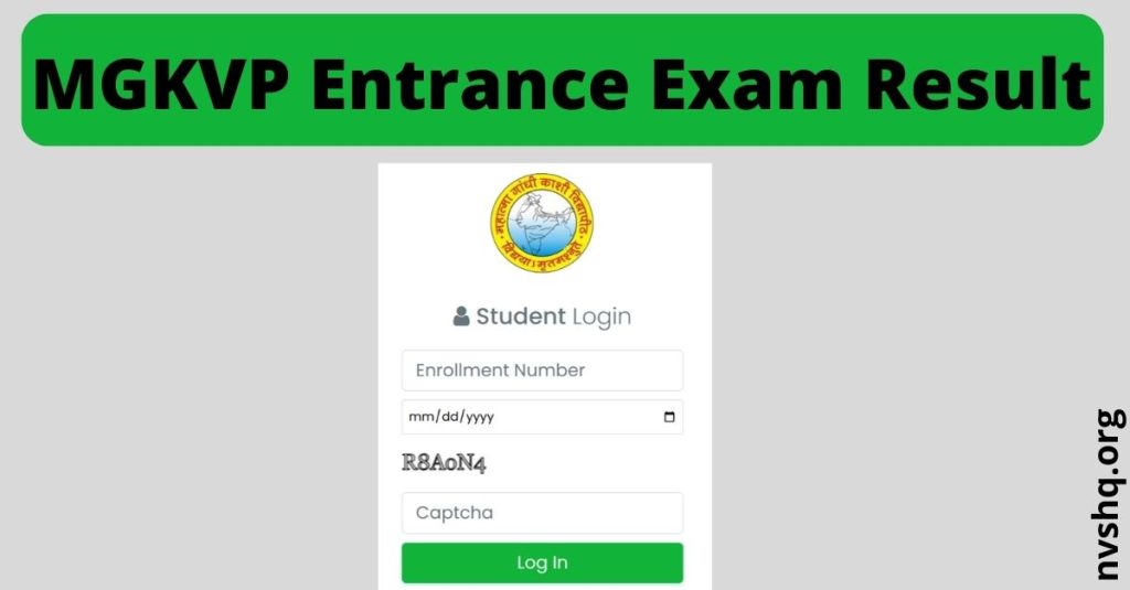 MGKVP Entrance Exam Result