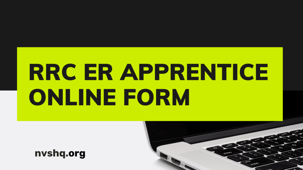 RRC ER Apprentice Online Form 2023 