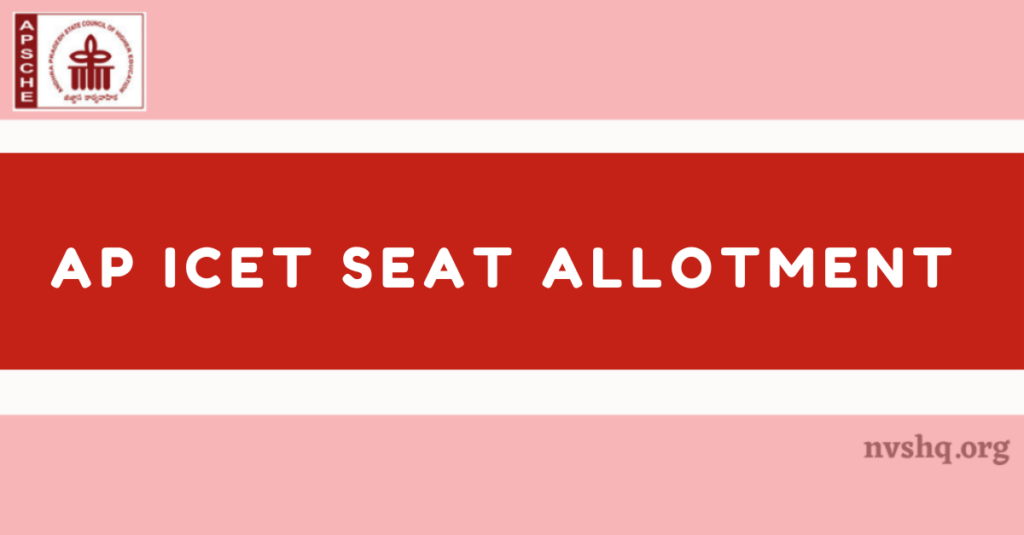 AP ICET Seat Allotment