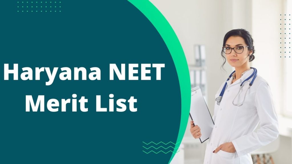 Haryana NEET Merit list