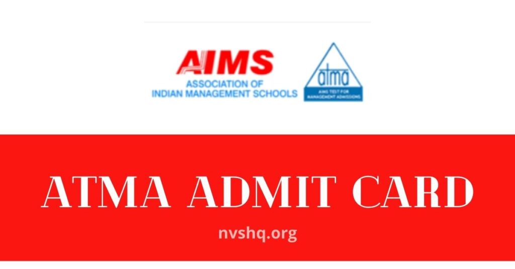 ATMA Admit Card