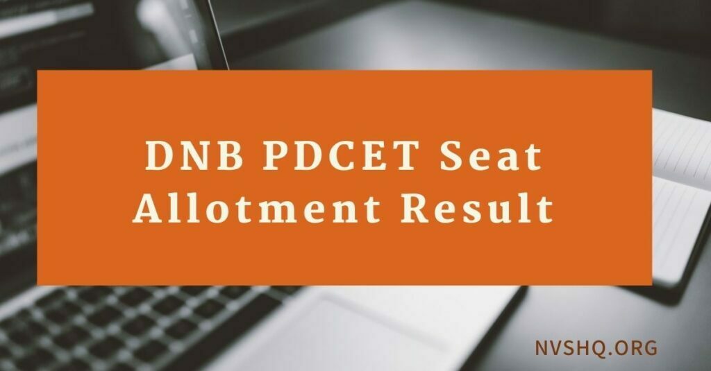 DNB PDCET Seat Allotment Result
