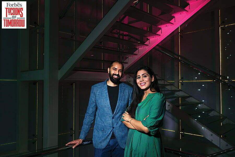 Varun Alagh and Ghazal Alagh for Forbes India