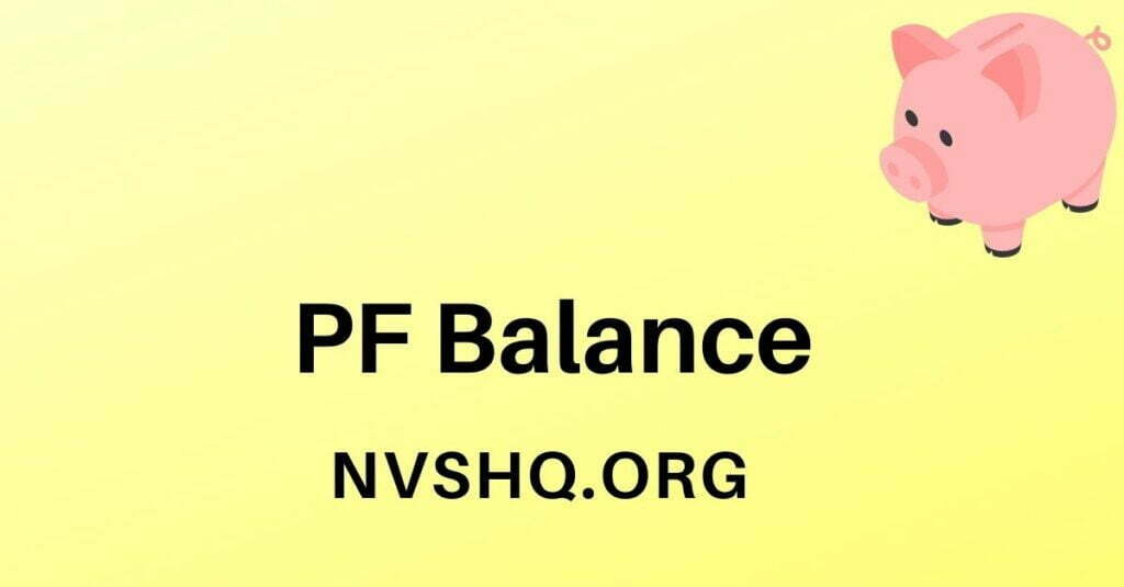PF Balance