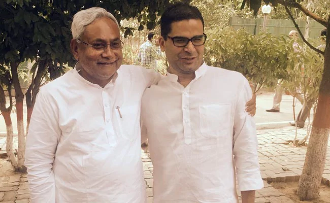 CM of Bihar, Nitish Kumar and Prashant Kishor