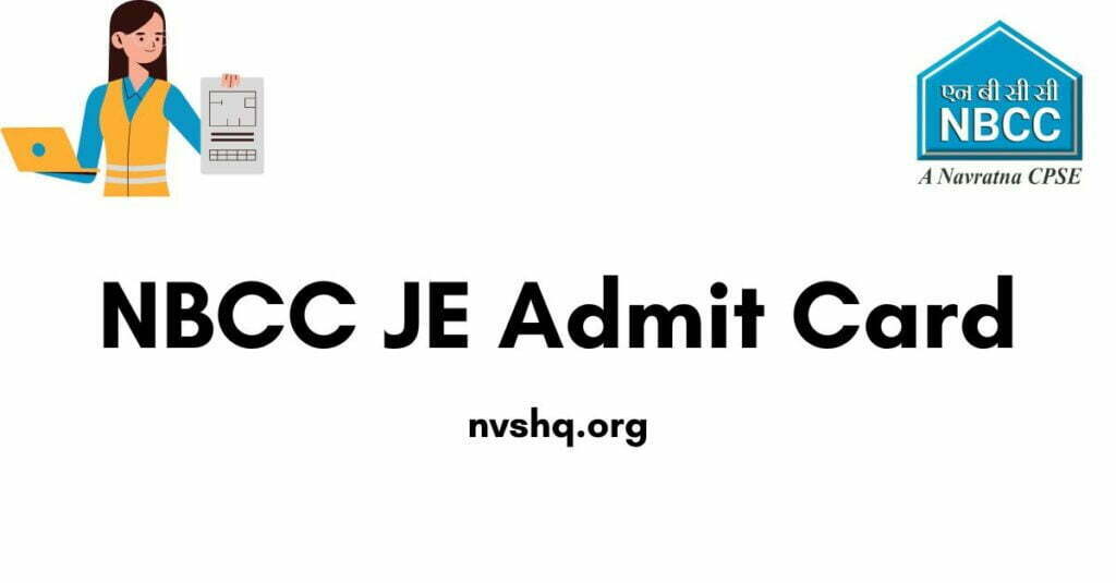 NBCC JE Admit Card
