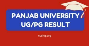 Panjab University UGPG Result