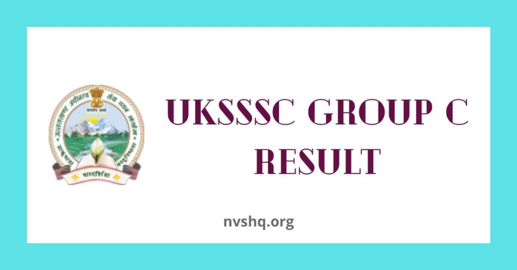 UKSSSC Group C Result