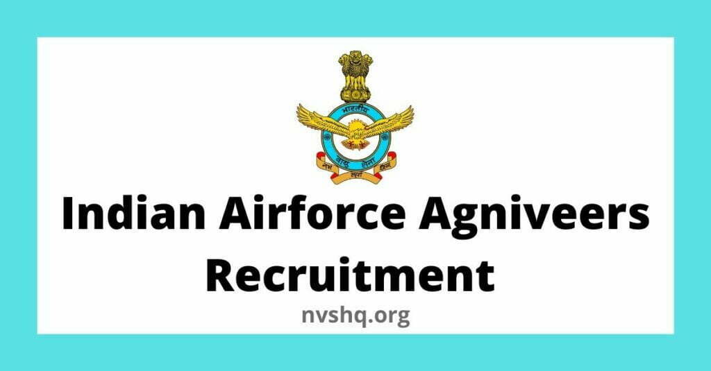 Apply for Indian Airforce Agneepath Agniveers Recruitment