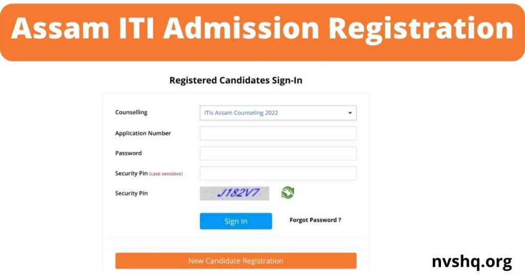 Assam ITI Admission Registration