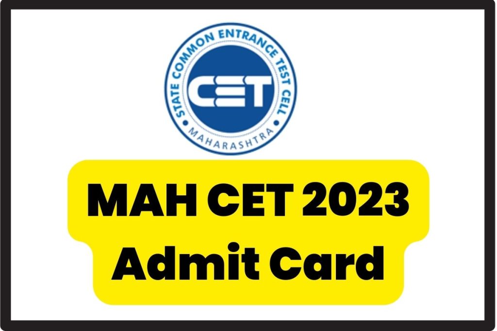 MAH CET 2023 Admit Card
