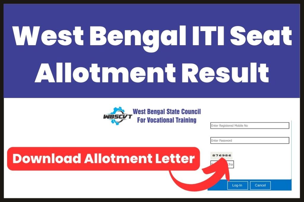 West Bengal ITI Seat Allotment Result 2023
