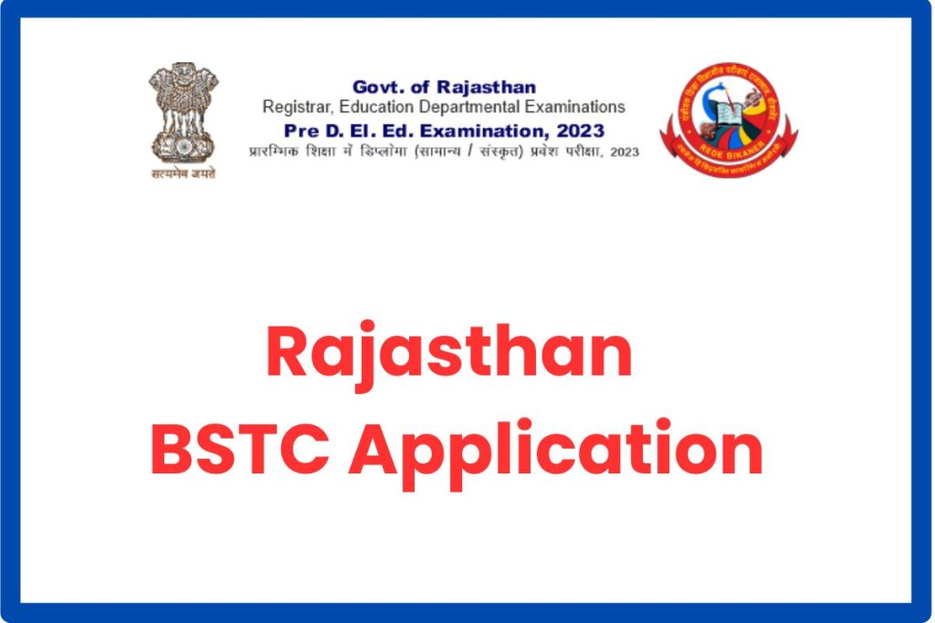 Rajasthan BSTC Application