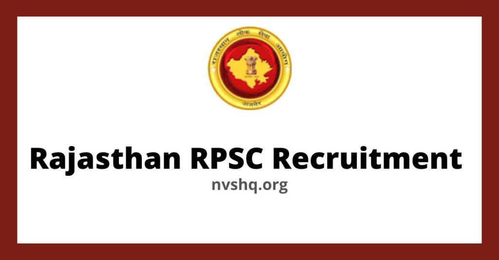 Rajasthan RPSC Recruitment of posts under Local Self Government Dept.