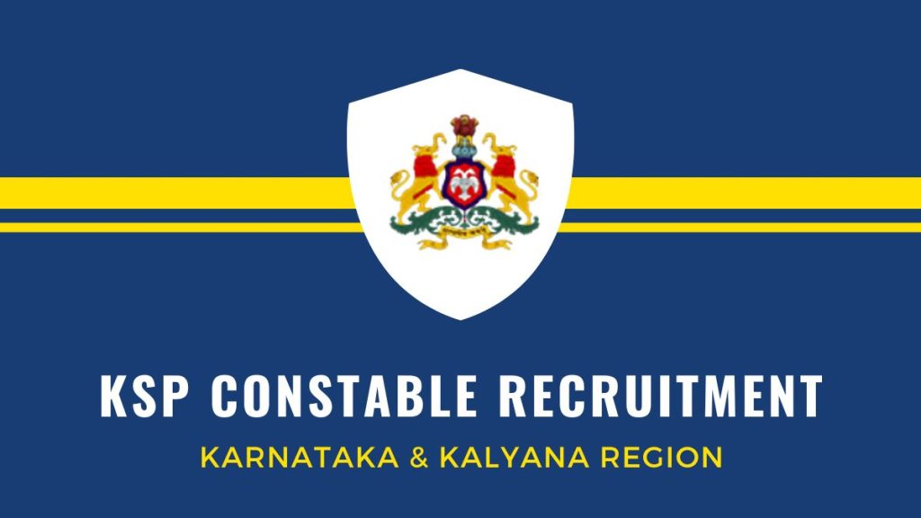 KSP Constable Recruitment