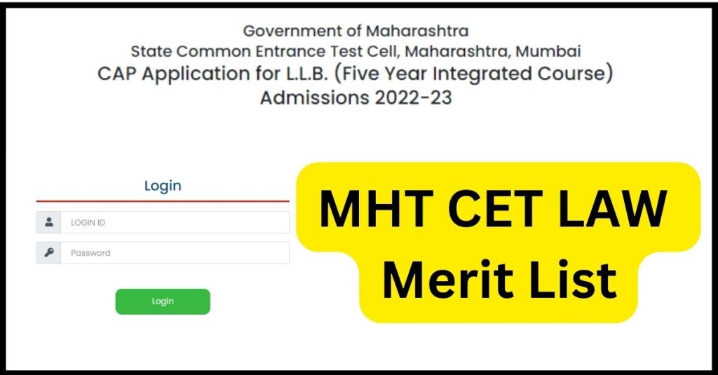 MHT CET LAW 5 Year Merit List