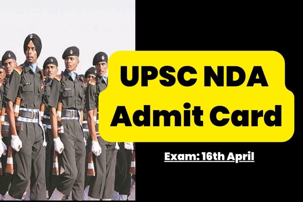 UPSC NDA Admit Card