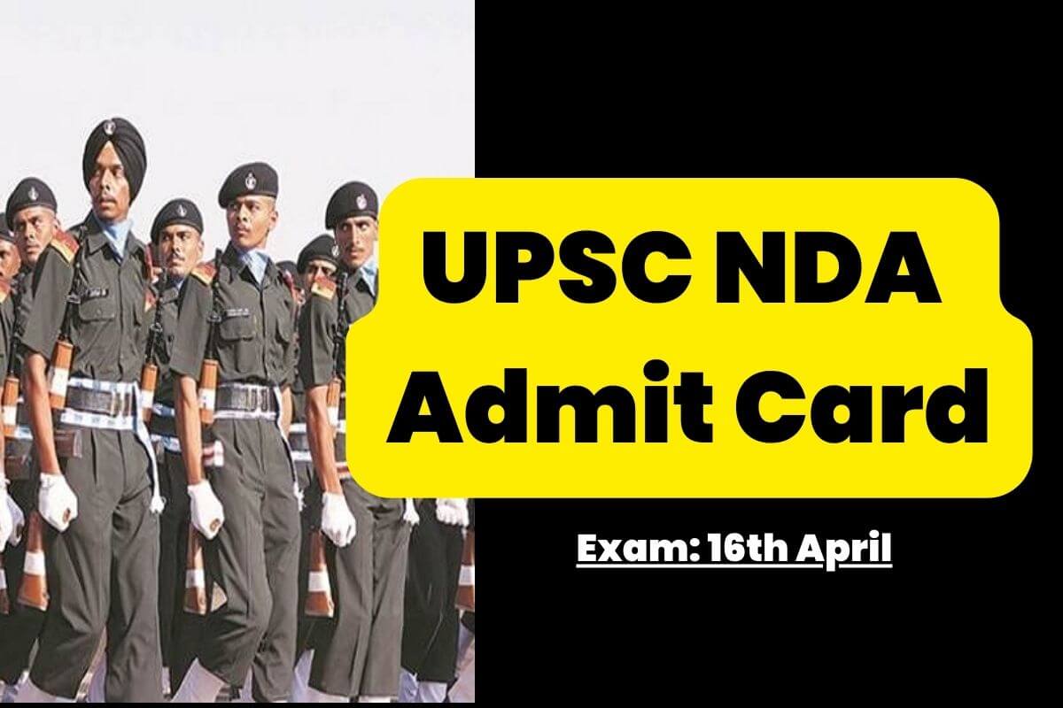 NDA Admit Card 2023 Released Exam on 3rd September