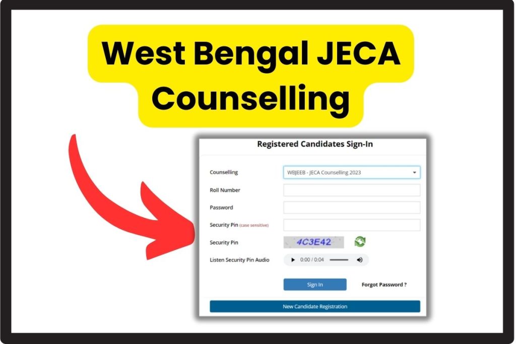 West Bengal JECA Counselling 2023