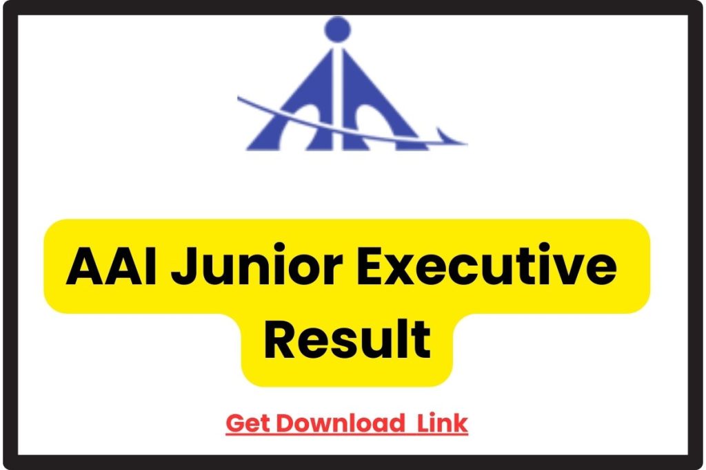 AAI Junior Executive Result