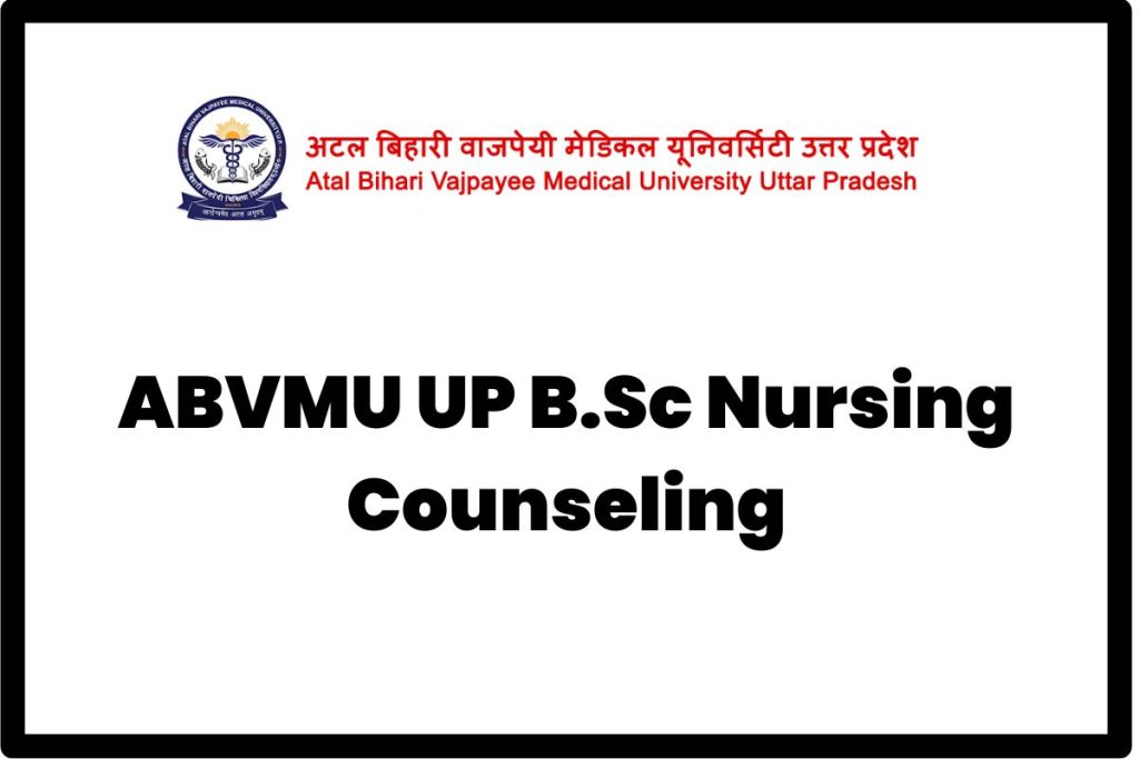 ABVMU UP B.Sc Nursing Counseling