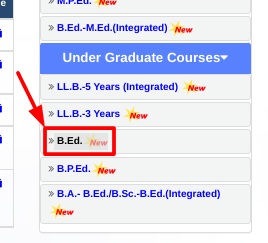 B.Ed Link Homepage