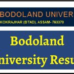 Bodoland University Result