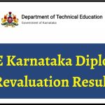 DTE Karnataka Diploma Revaluation Result