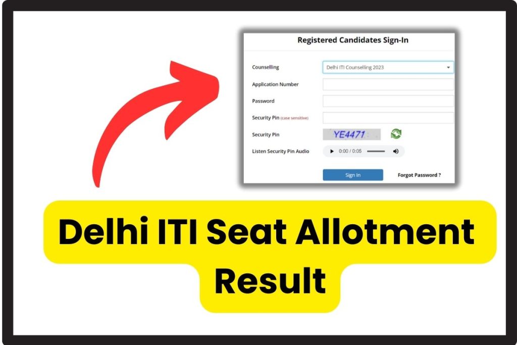 Delhi ITI Seat Allotment Result